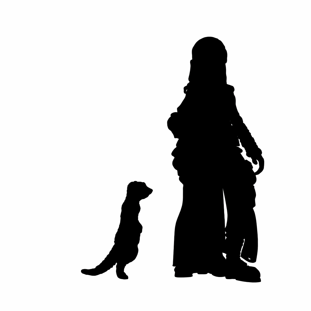 Meerkat scale comparison to 28mm human miniature