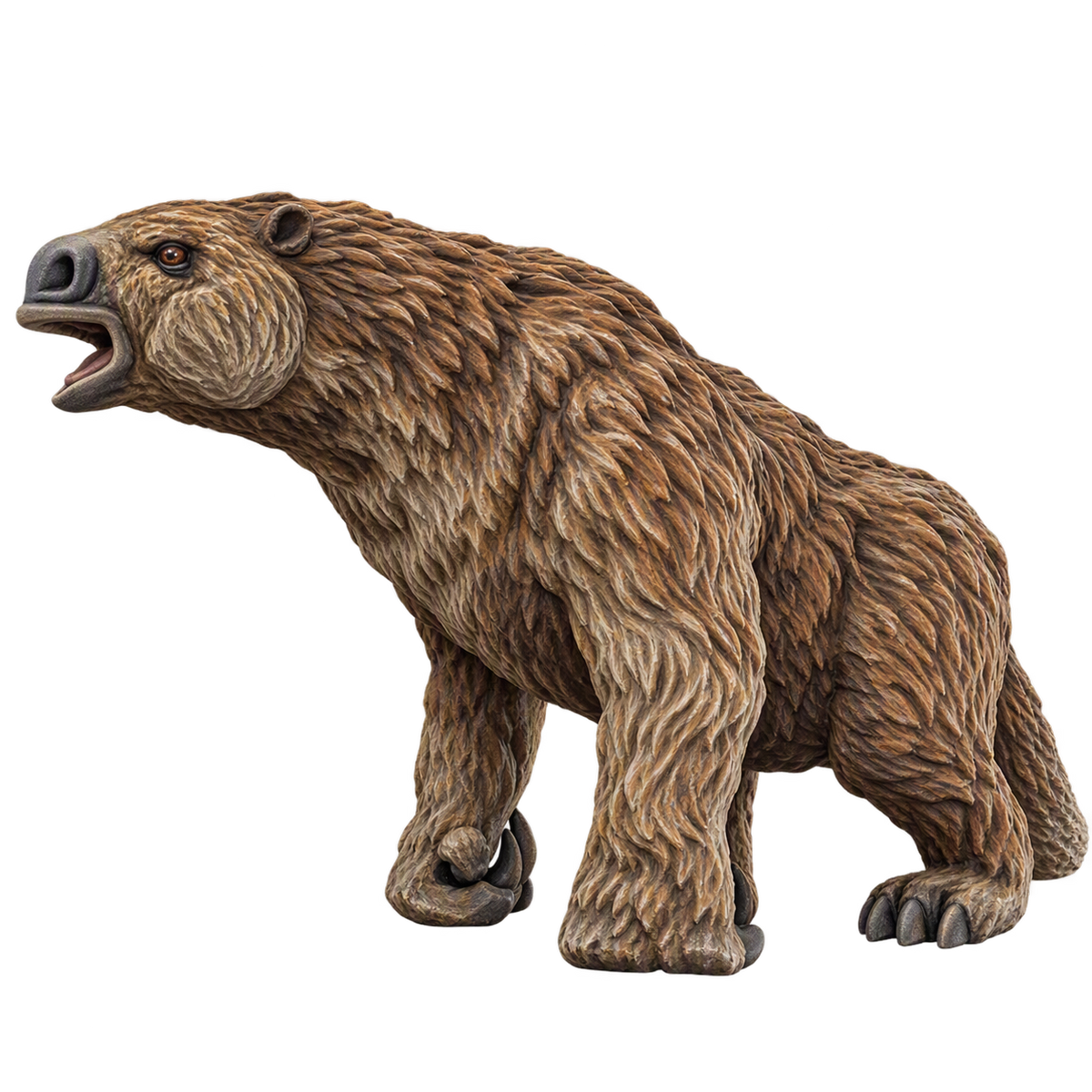 Painted Megatherium walking miniature