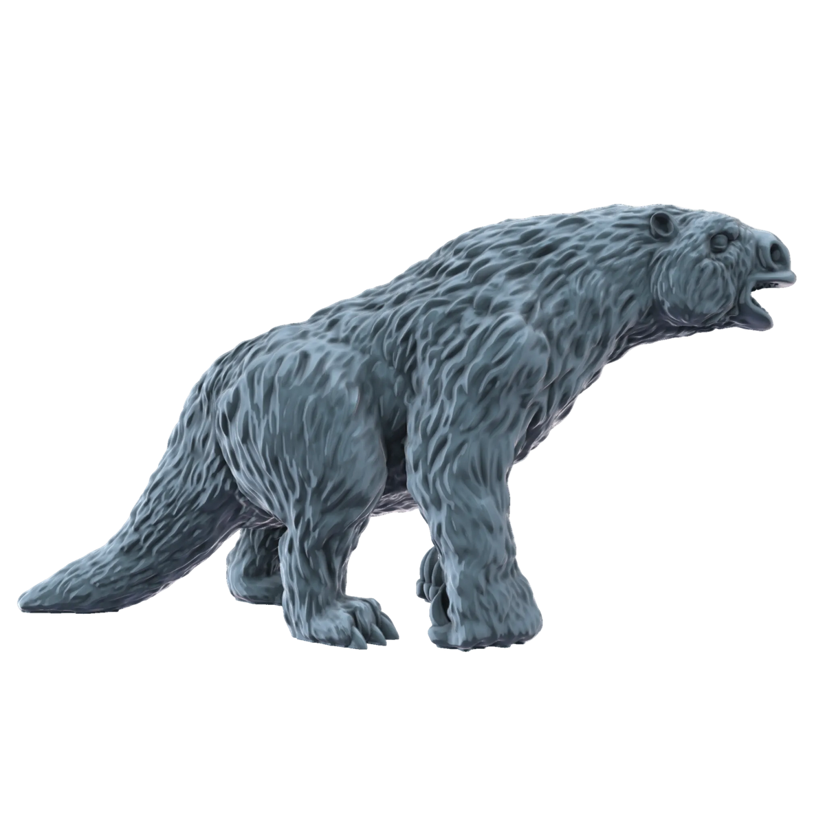 Megatherium walking side view