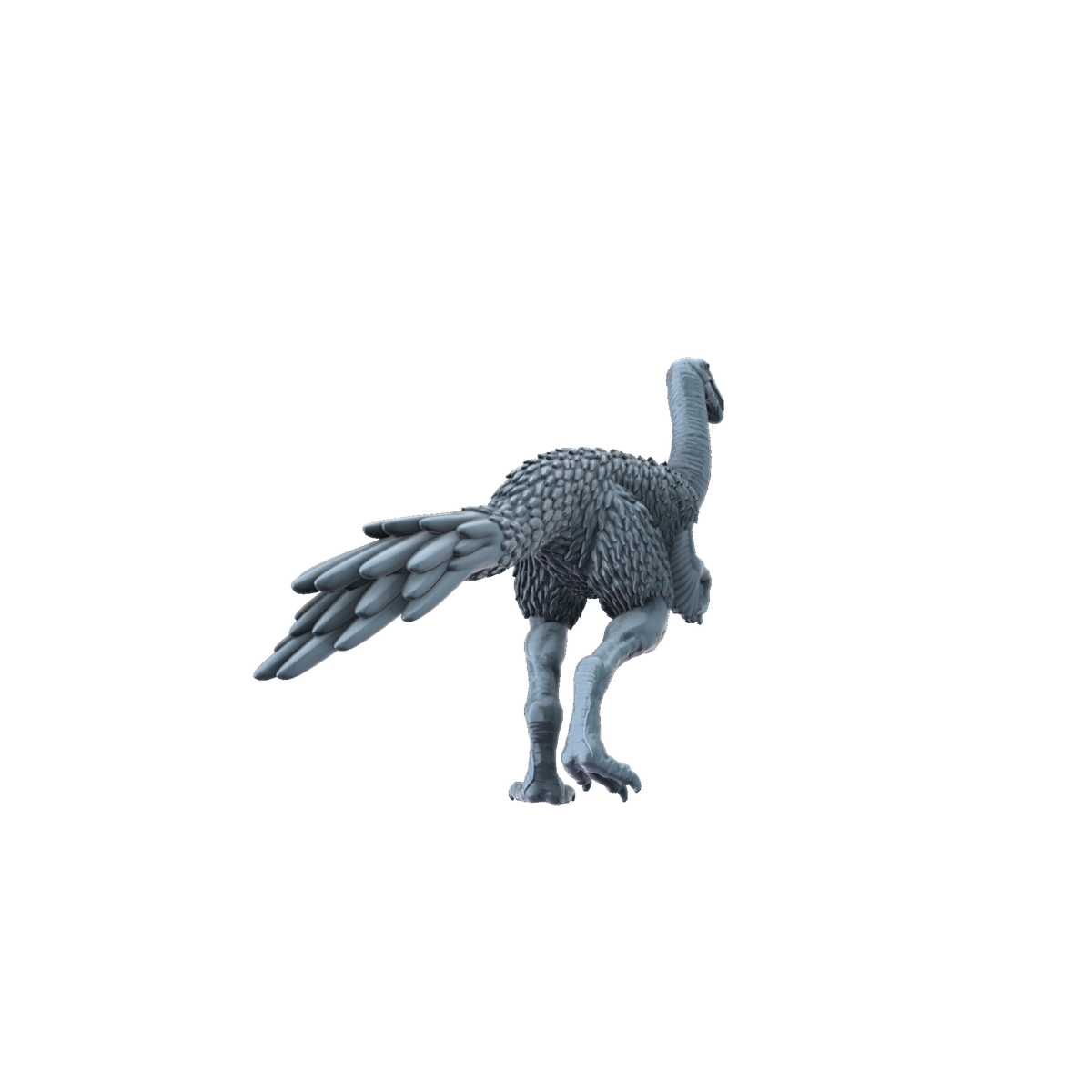 3D printed Nothronychus rear view