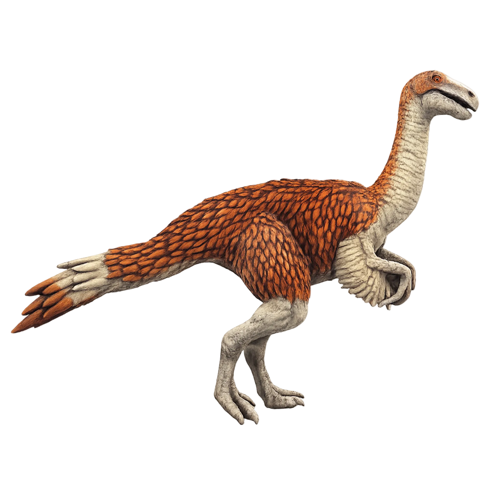 Painted Nothronychus 3D printed miniature