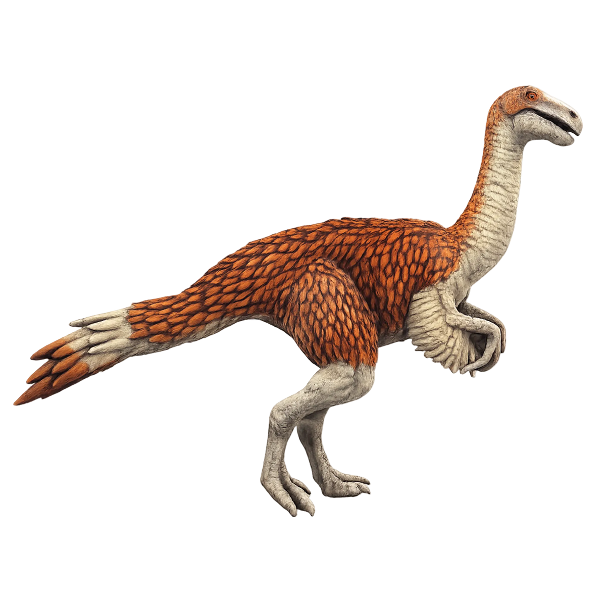 Painted Nothronychus 3D printed miniature