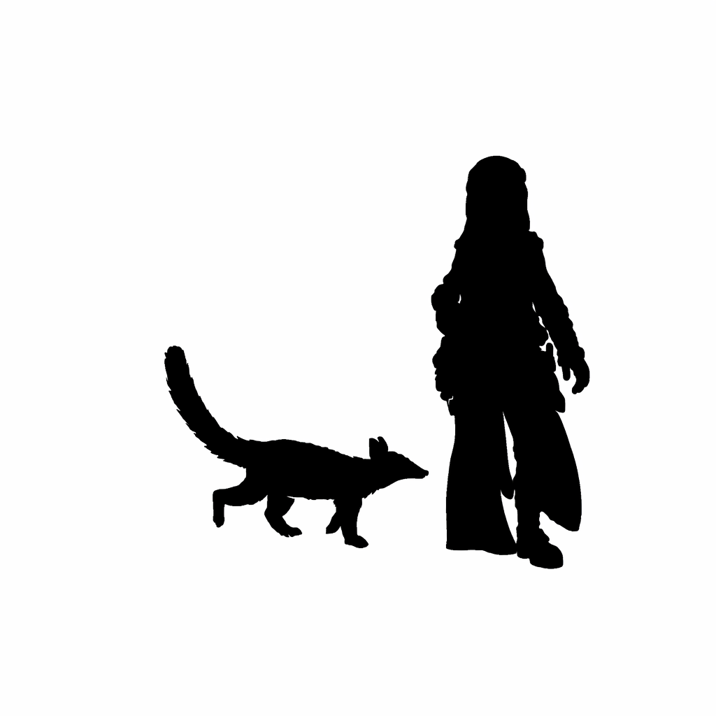 Numbat scale comparison to 28mm human miniature