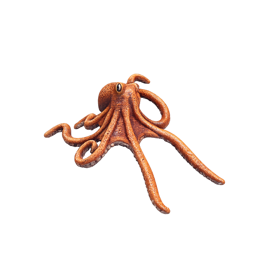 Painted Octopus miniature