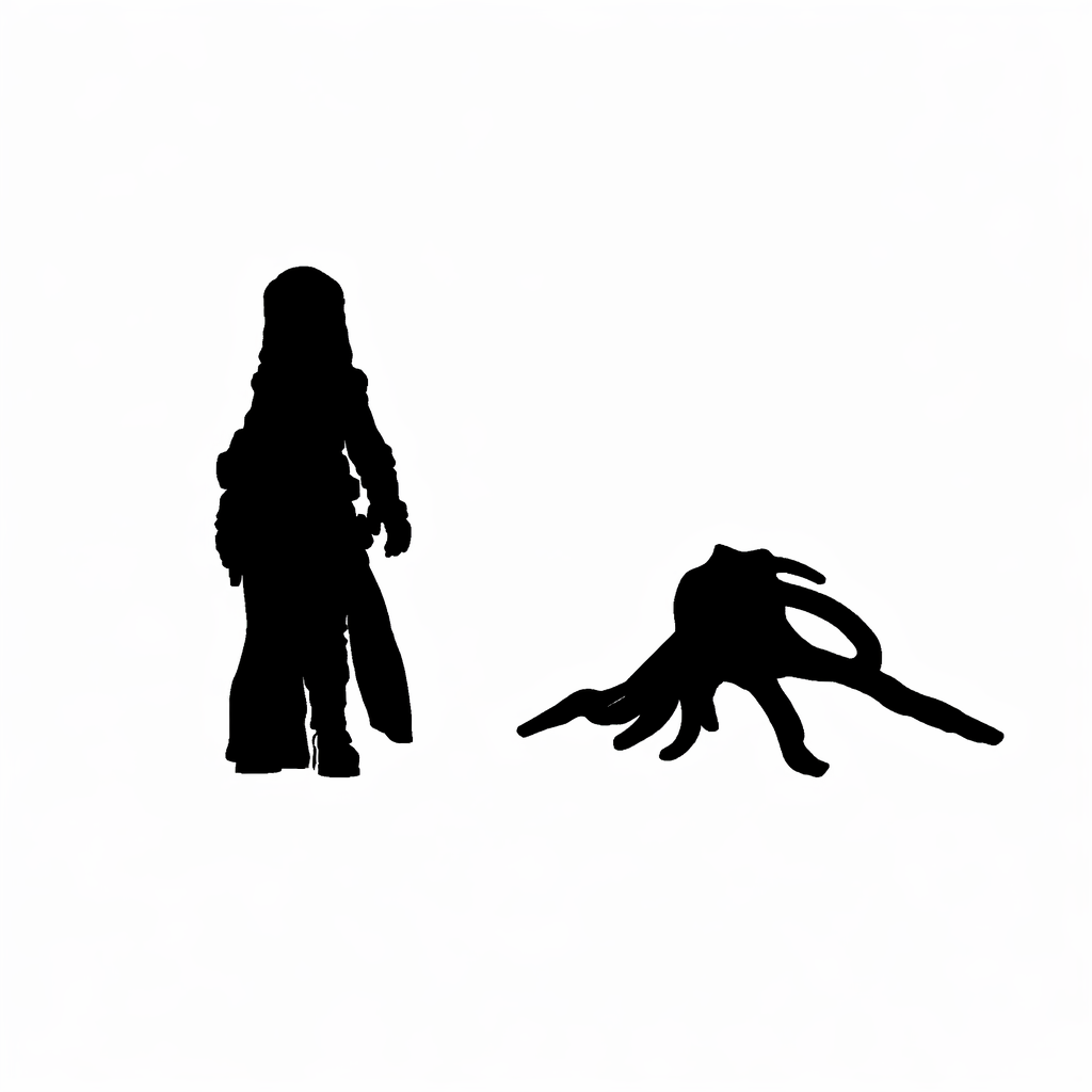Octopus scale comparison to 28mm human miniature