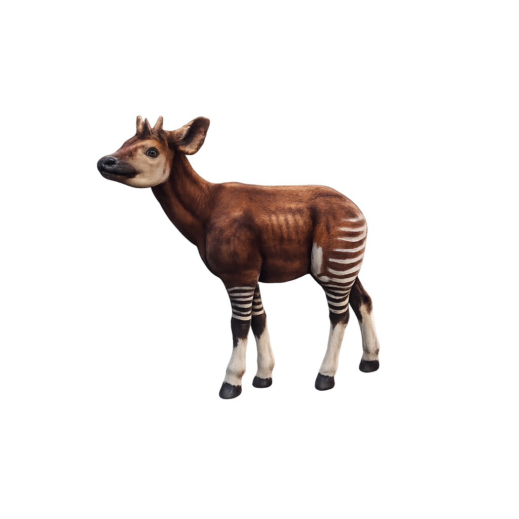 Painted Okapi miniature