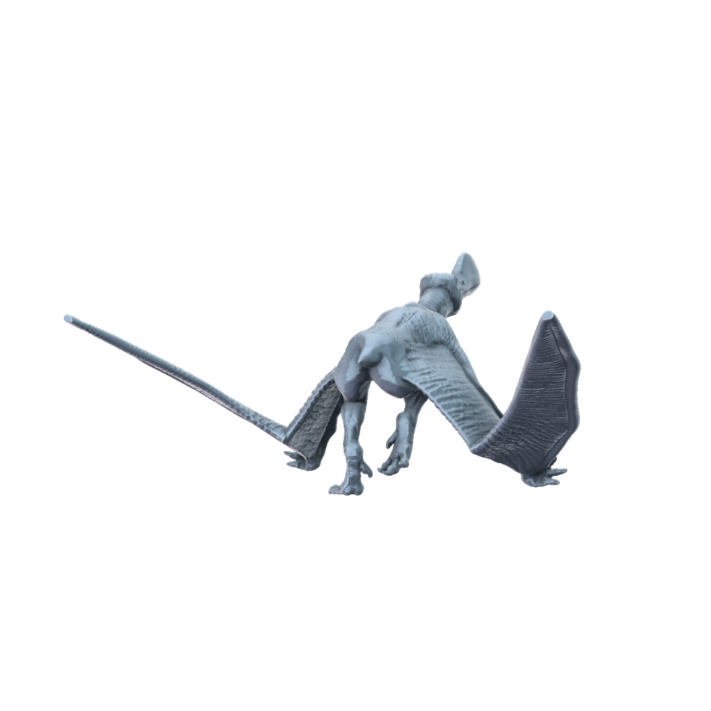 3D printed Ornithocheirus rear view