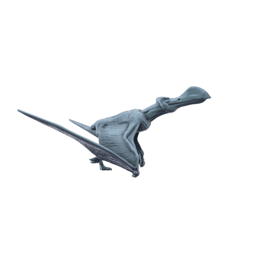 3D printed Ornithocheirus side view