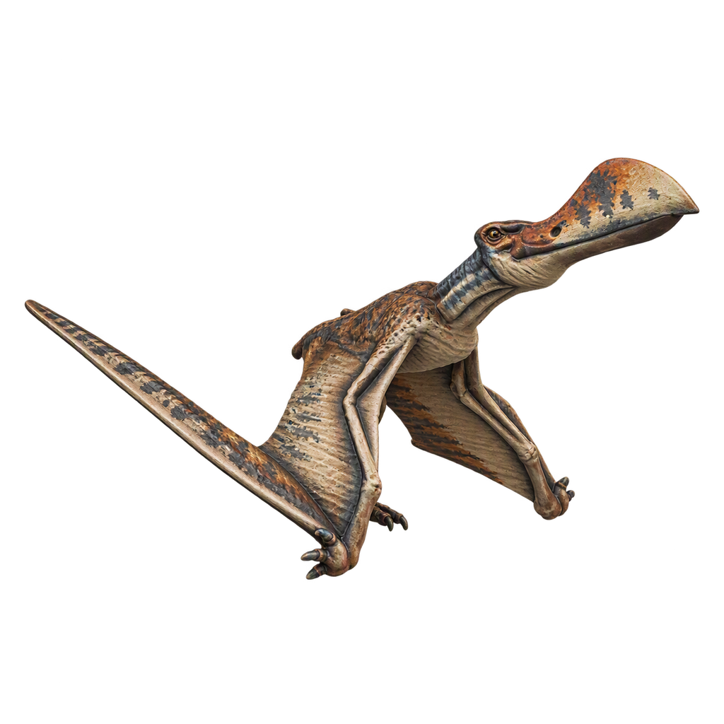 Painted Ornithocheirus 3D printed miniature