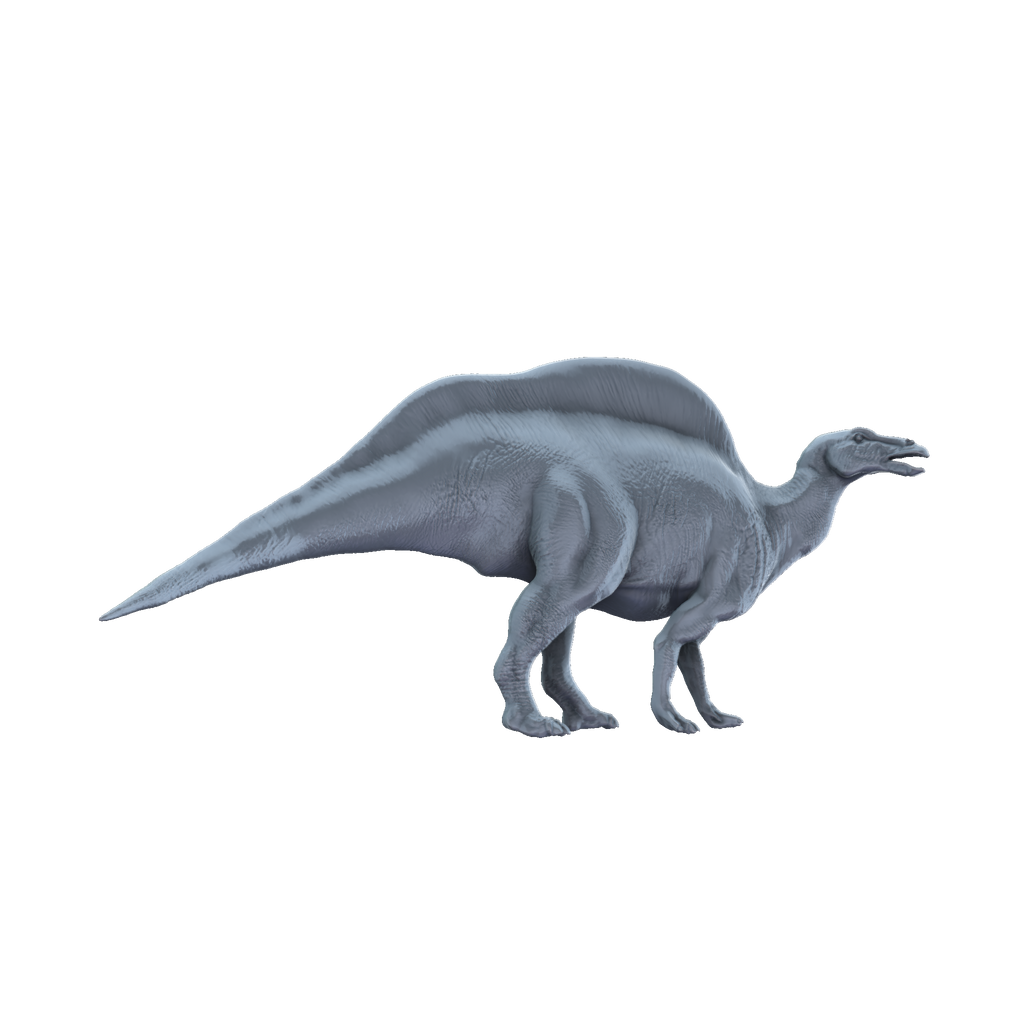 Ouranosaurus walking side view