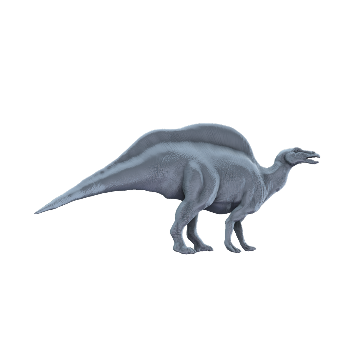 Ouranosaurus walking side view