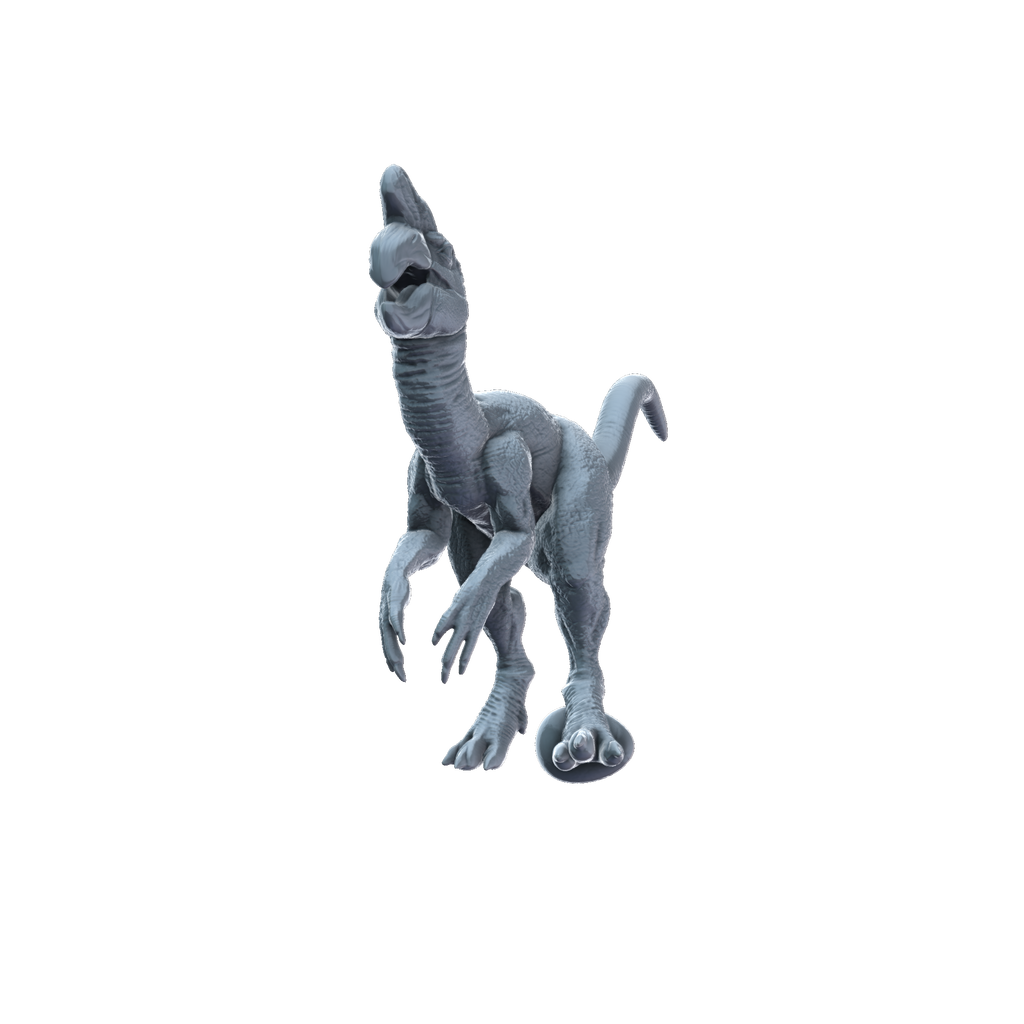 3D printed Oviraptor Dinosaur front view
