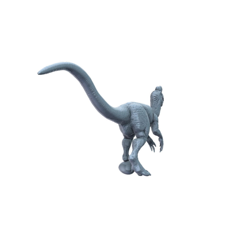 3D printed Oviraptor Dinosaur rear view