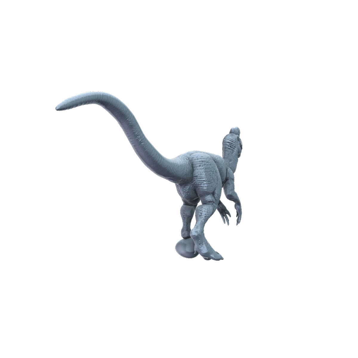 3D printed Oviraptor Dinosaur rear view