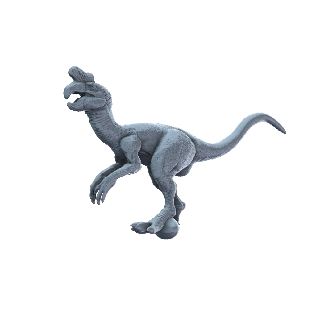 3D printed Oviraptor Dinosaur side view