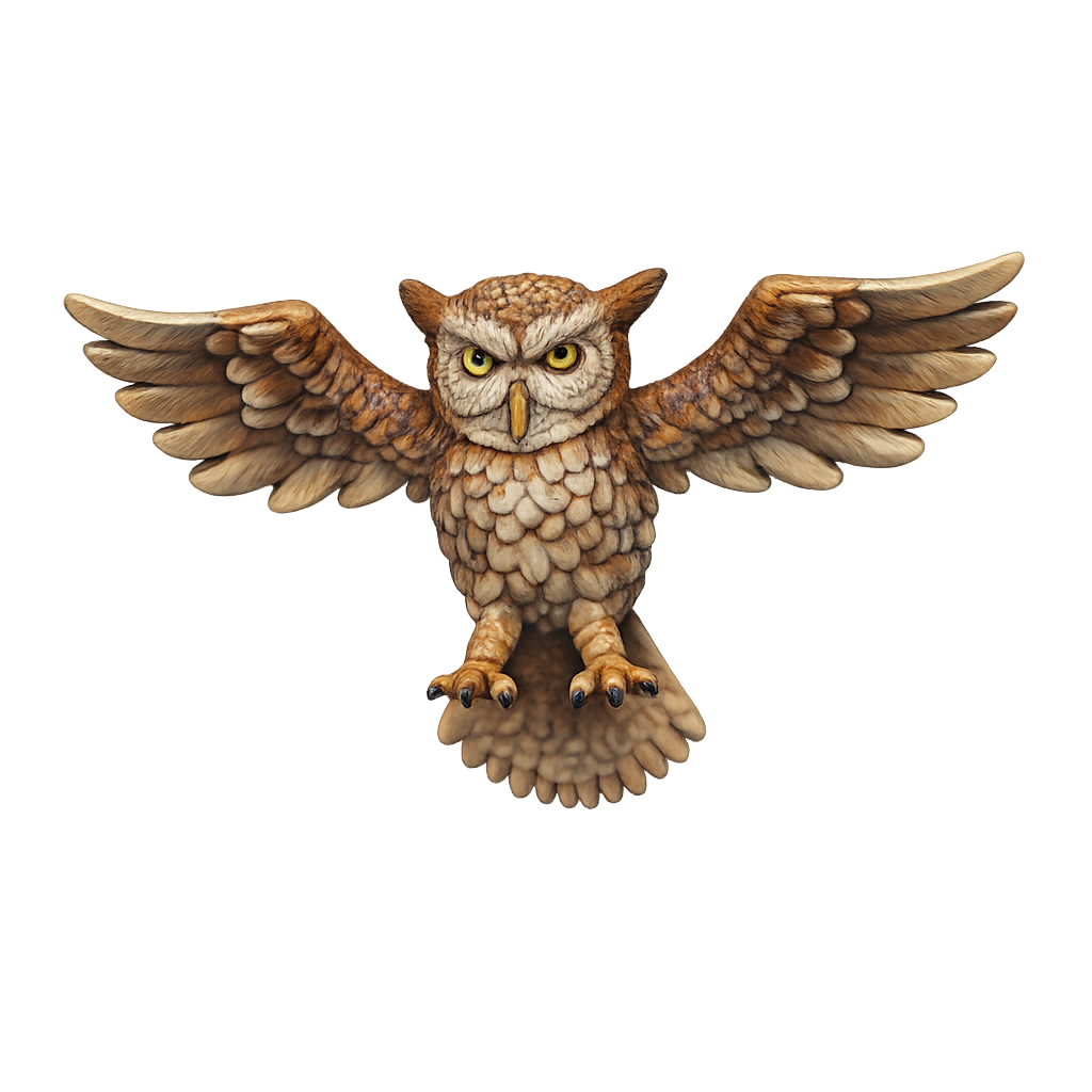 Painted Owl Miniature