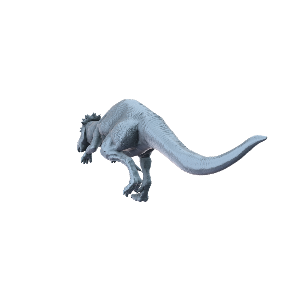 3D printed Pachycephalosaurus rear view