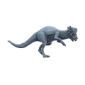 3D printed Pachycephalosaurus side view