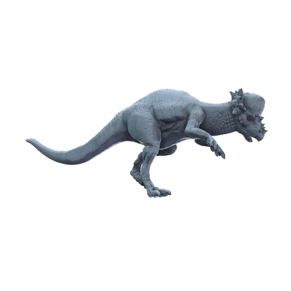 3D printed Pachycephalosaurus side view