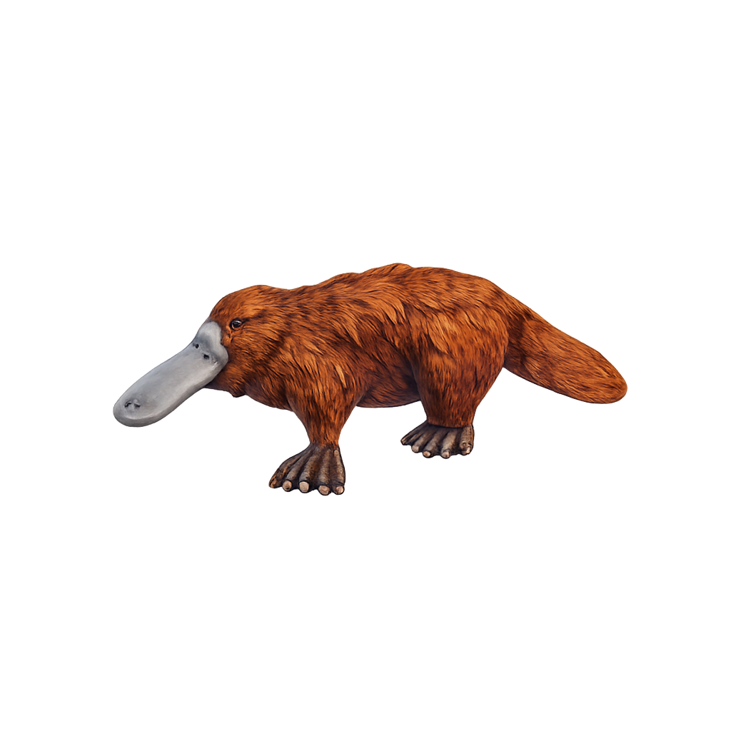 Painted Platypus miniature