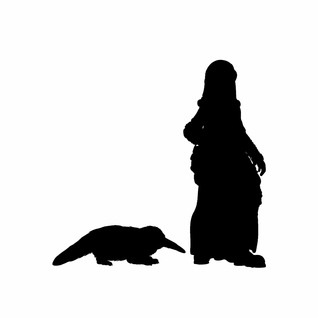 Platypus scale comparison to 28mm human miniature