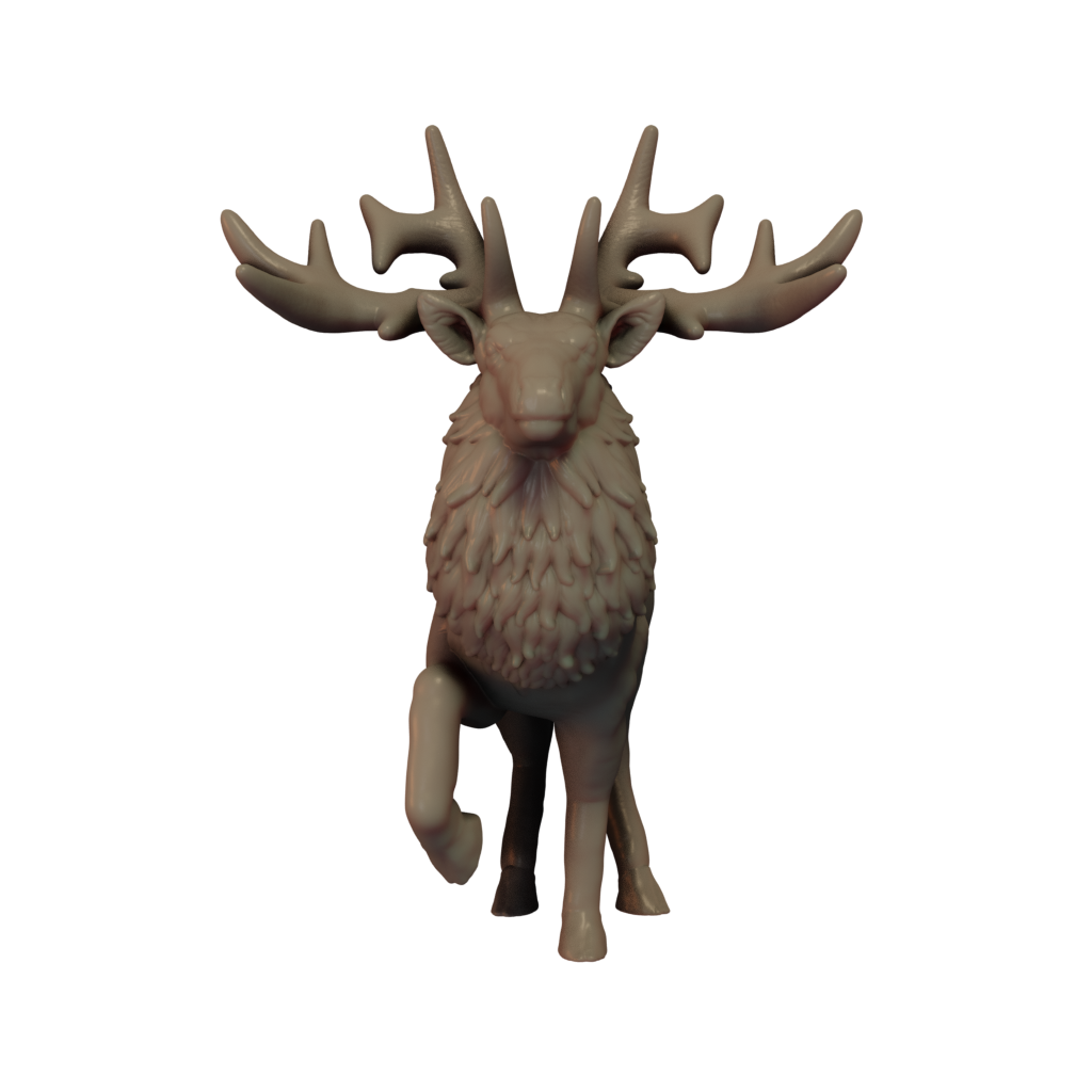 Red Deer Pose 1