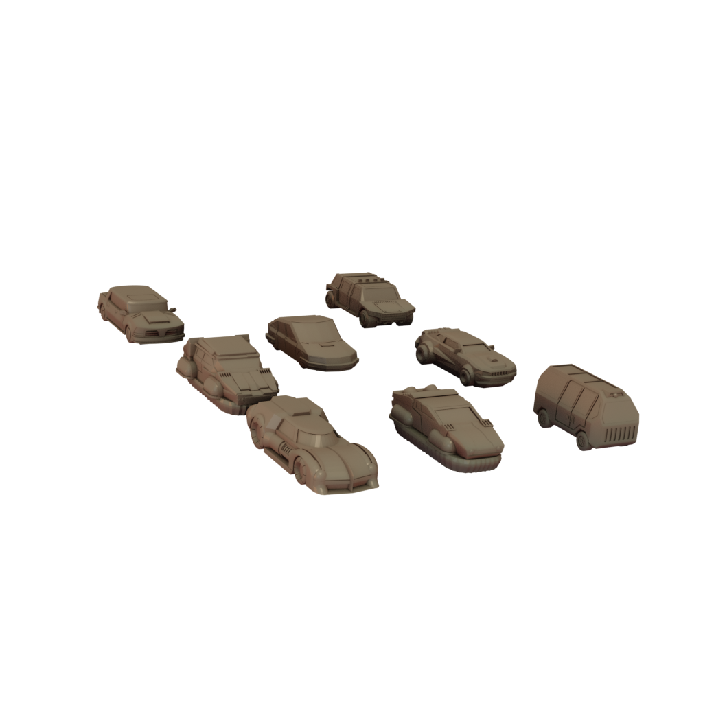 Sci Fi Civilian Vehicle Pack