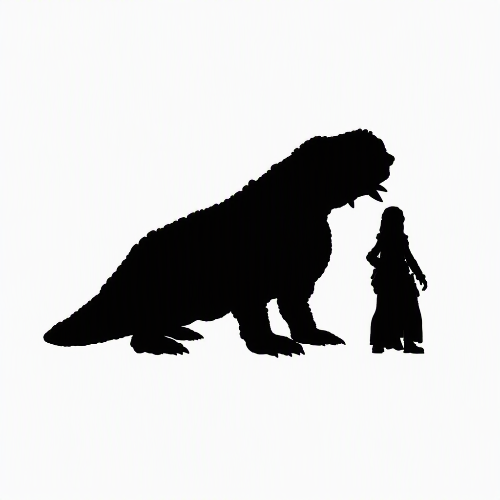 Scutosaurus sitting scale comparison to 28mm human miniature