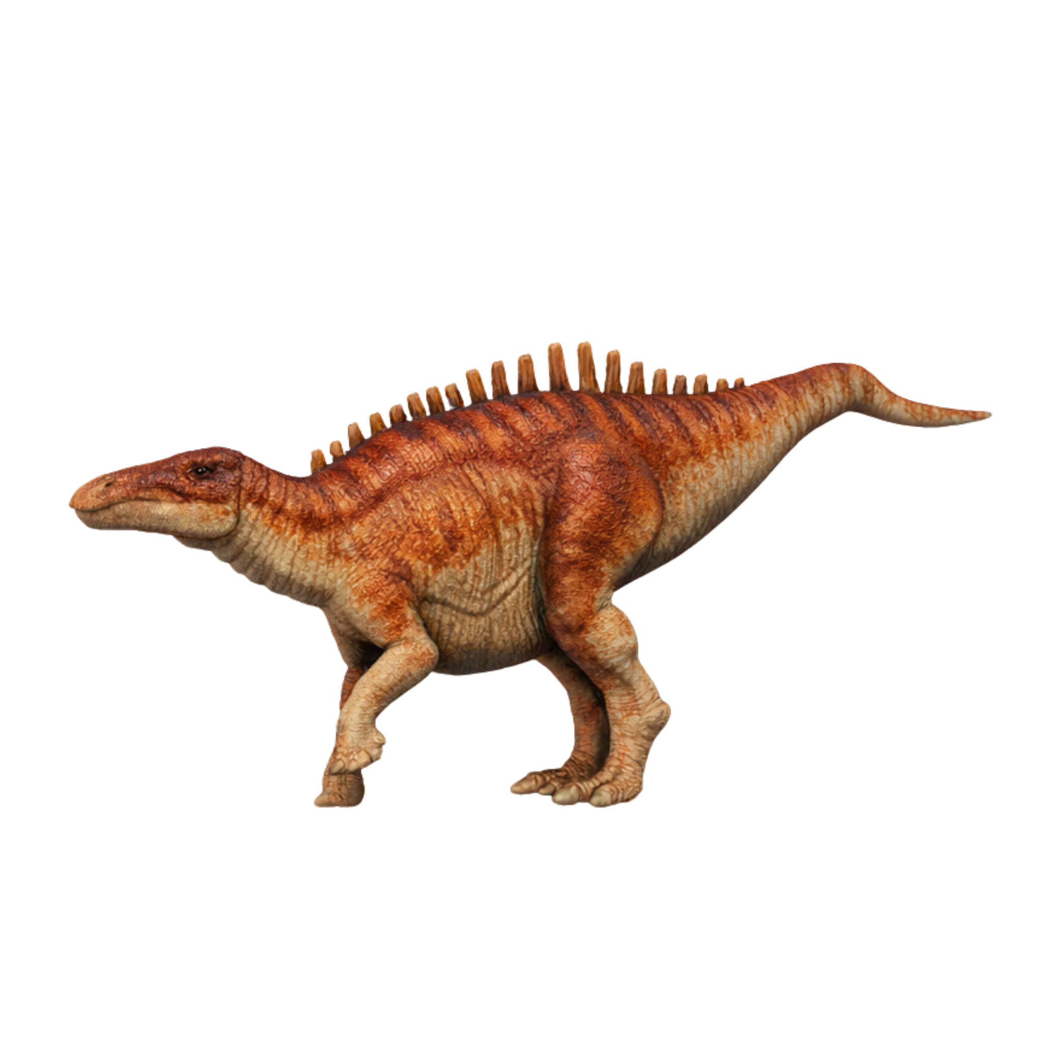 Painted Shantungosaurus miniature