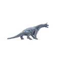 3D printed Shringasaurus walking side view