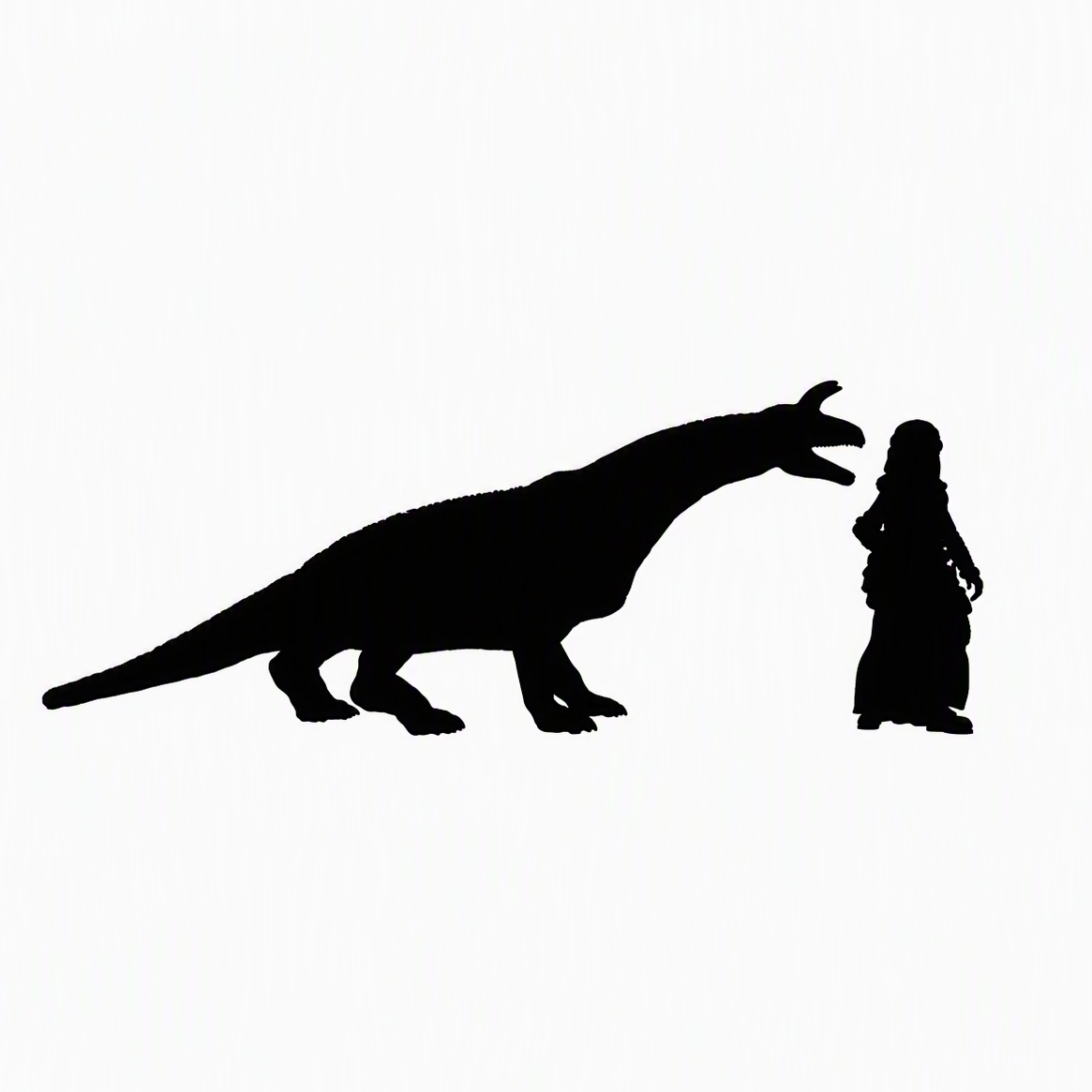 Shringasaurus walking scale comparison to 28mm human miniature