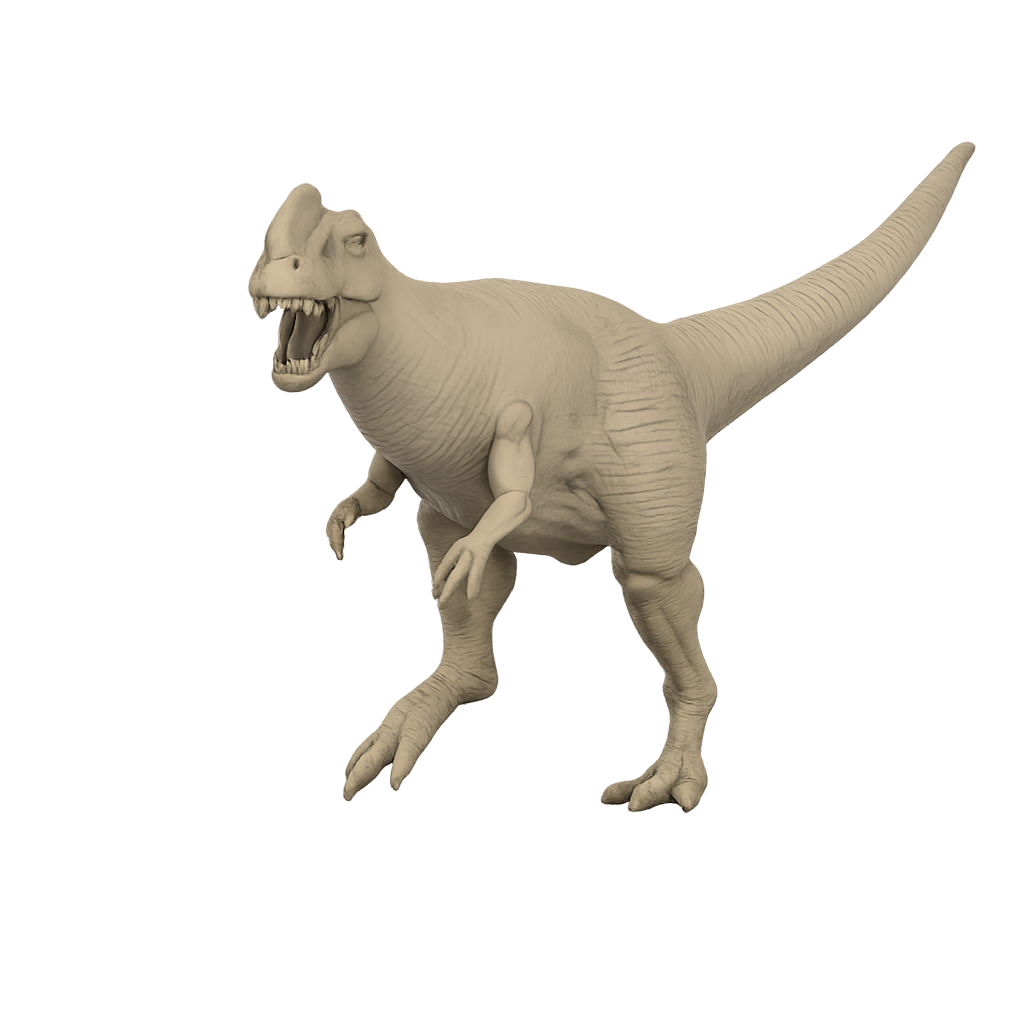 Sinotryrannus 3D print render front view