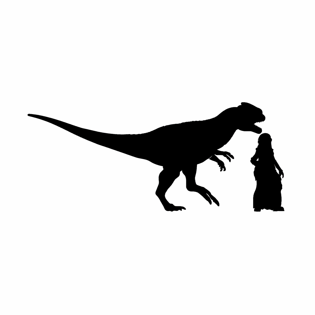 Sinotryrannus scale comparison to 28mm human miniature