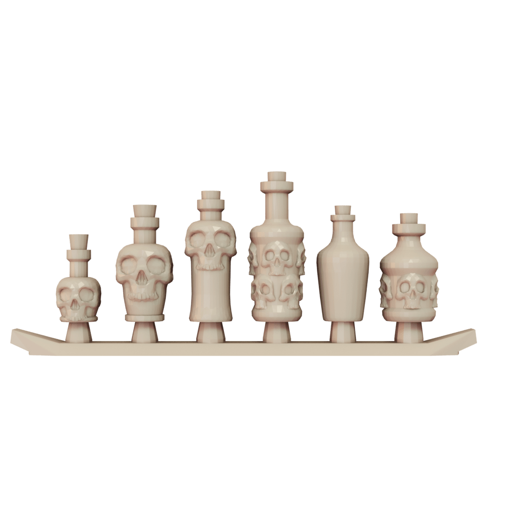 Skull Bottles 2