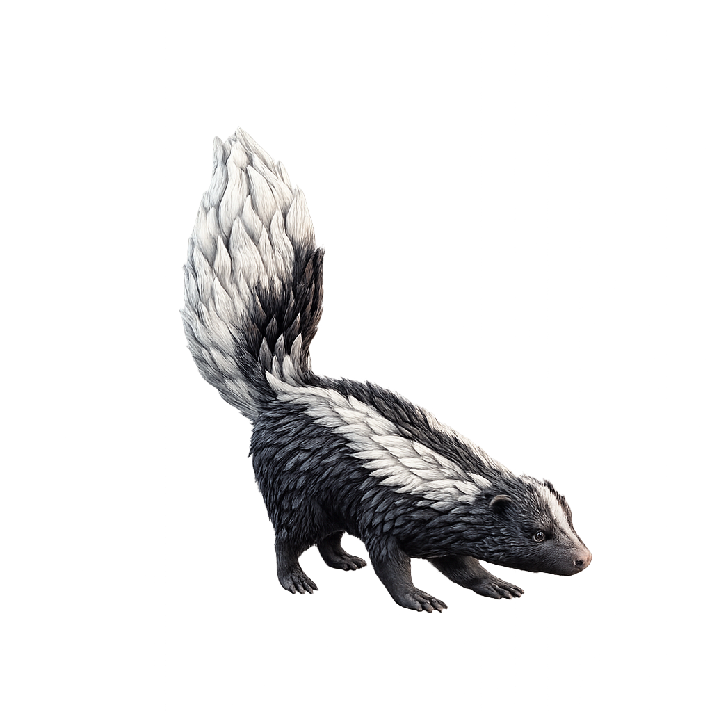 Painted Skunk miniature