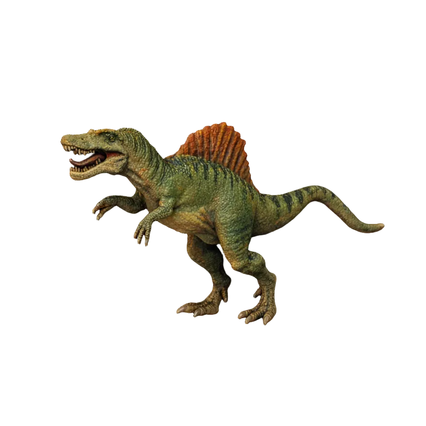 Painted Spinosaurus miniature