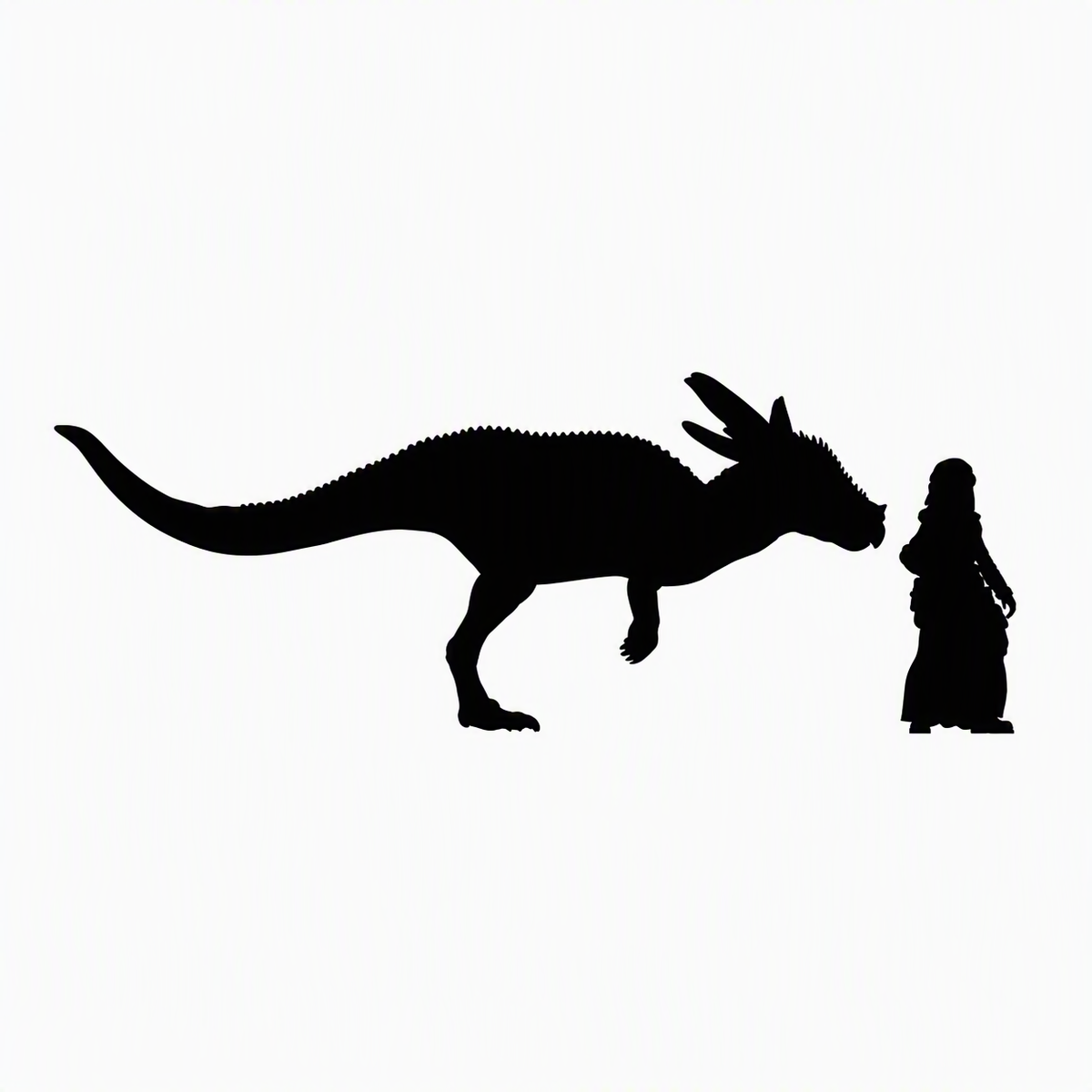 Stygimoloch scale comparison to 28mm human miniature