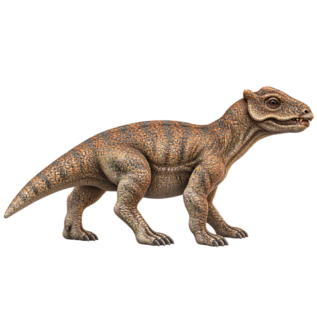 Painted Styracocephalus juvenile 3d printed miniature
