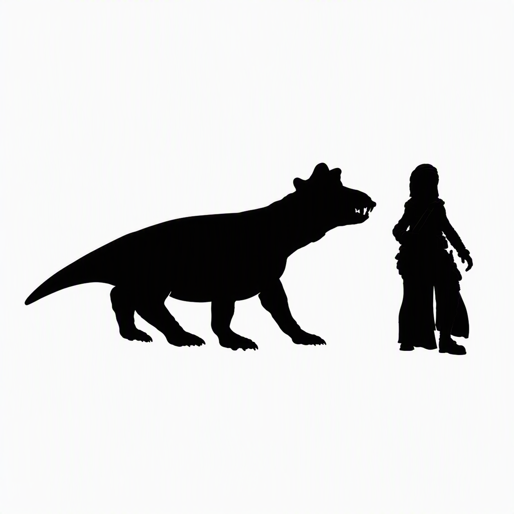 Styracocephalus walking scale comparison to 28mm human miniature