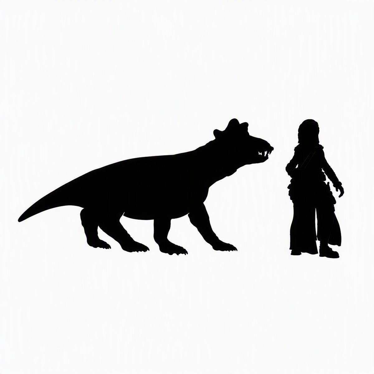 Styracocephalus walking scale comparison to 28mm human miniature