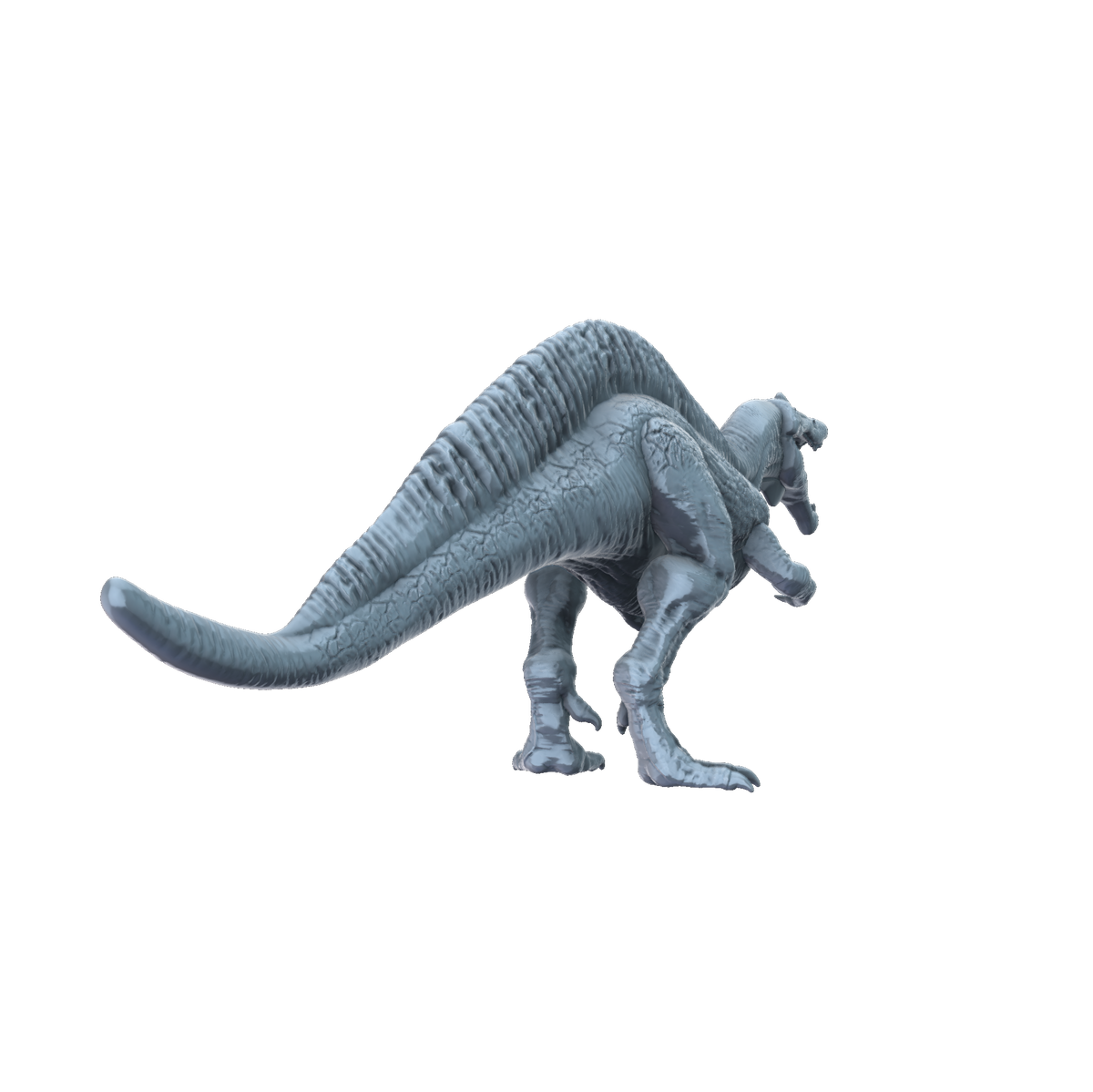 3D printed Suchomimus rear view