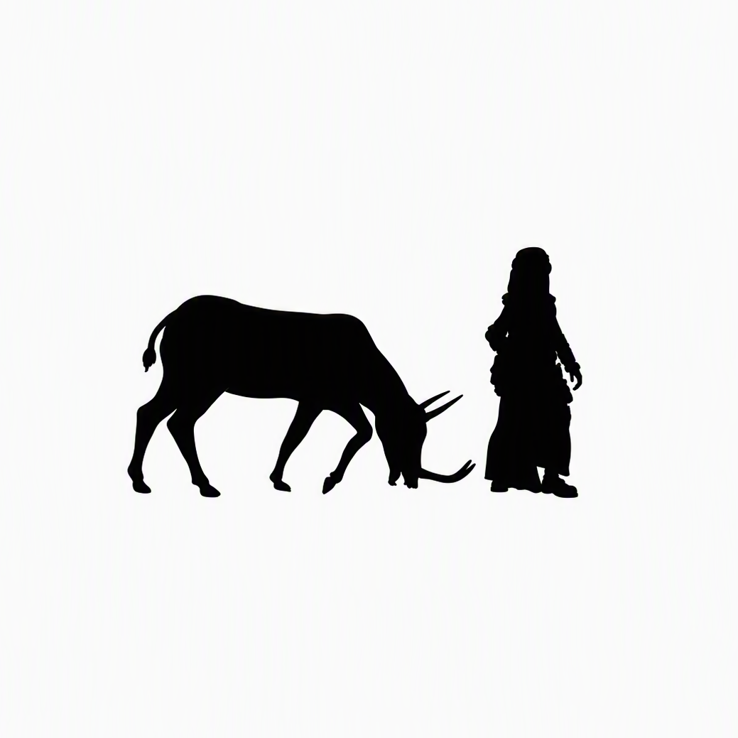 Synthetoceras grazing scale comparison to 28mm human miniature