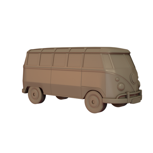 3D Render of T2 Bus miniature side Image