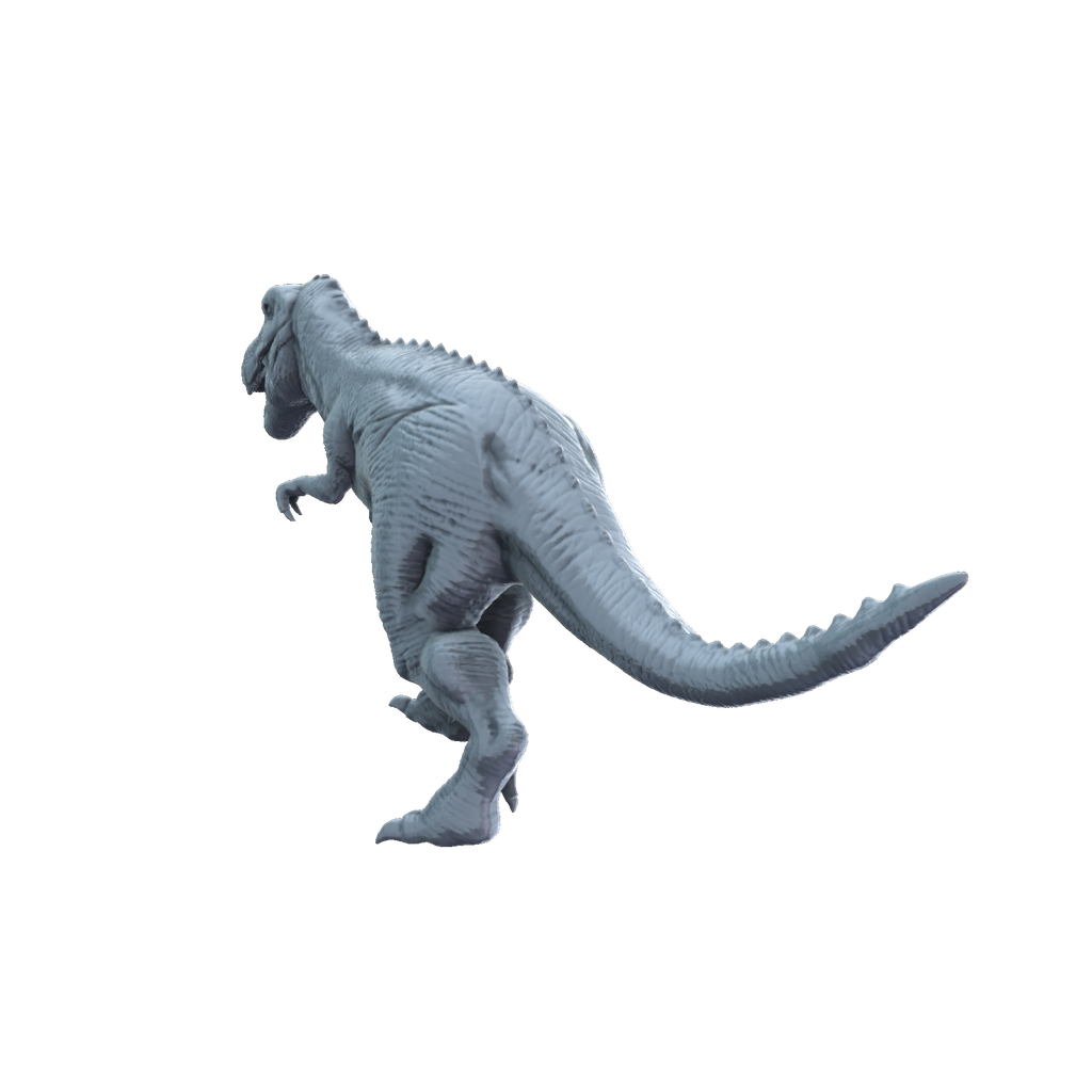 3D printed Tarbosaurus rear view