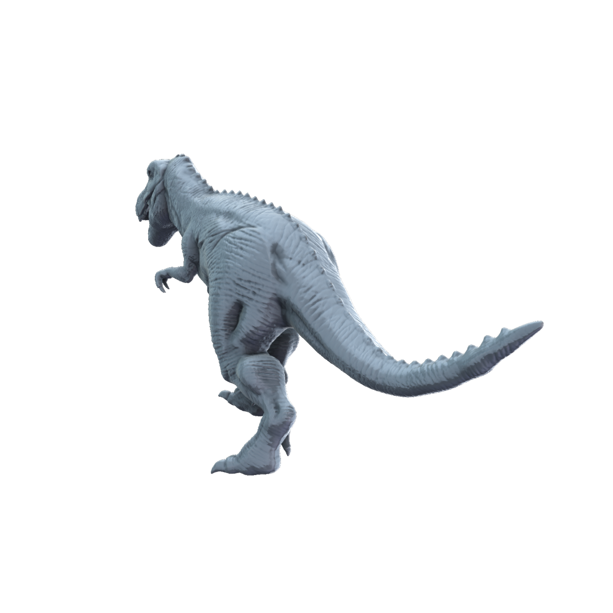 3D printed Tarbosaurus rear view