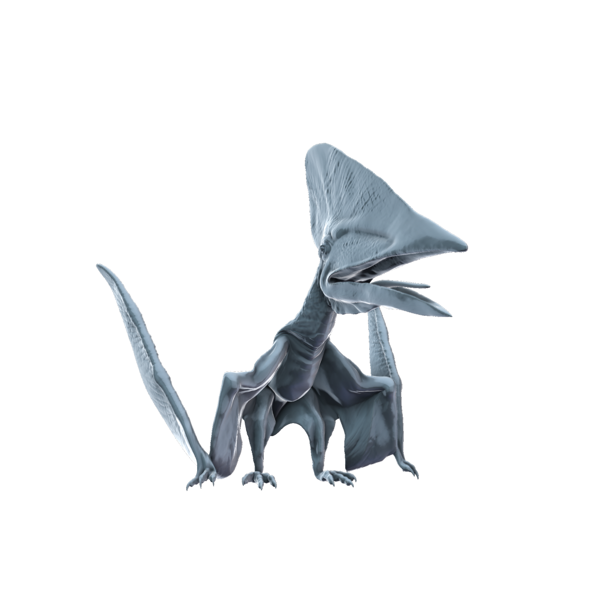 3D printed Thalassodromeus landed front view