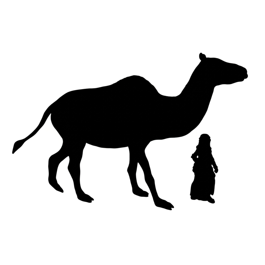 Titanotylopus Standing scale comparison to 28mm human miniature