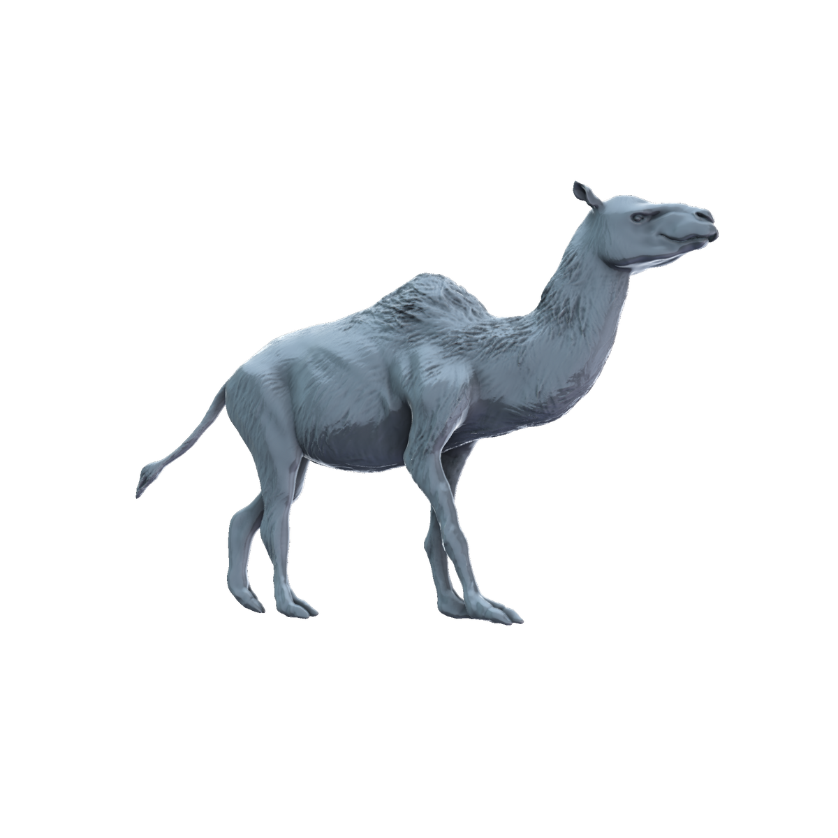 3D printed Titanotylopus standing side view
