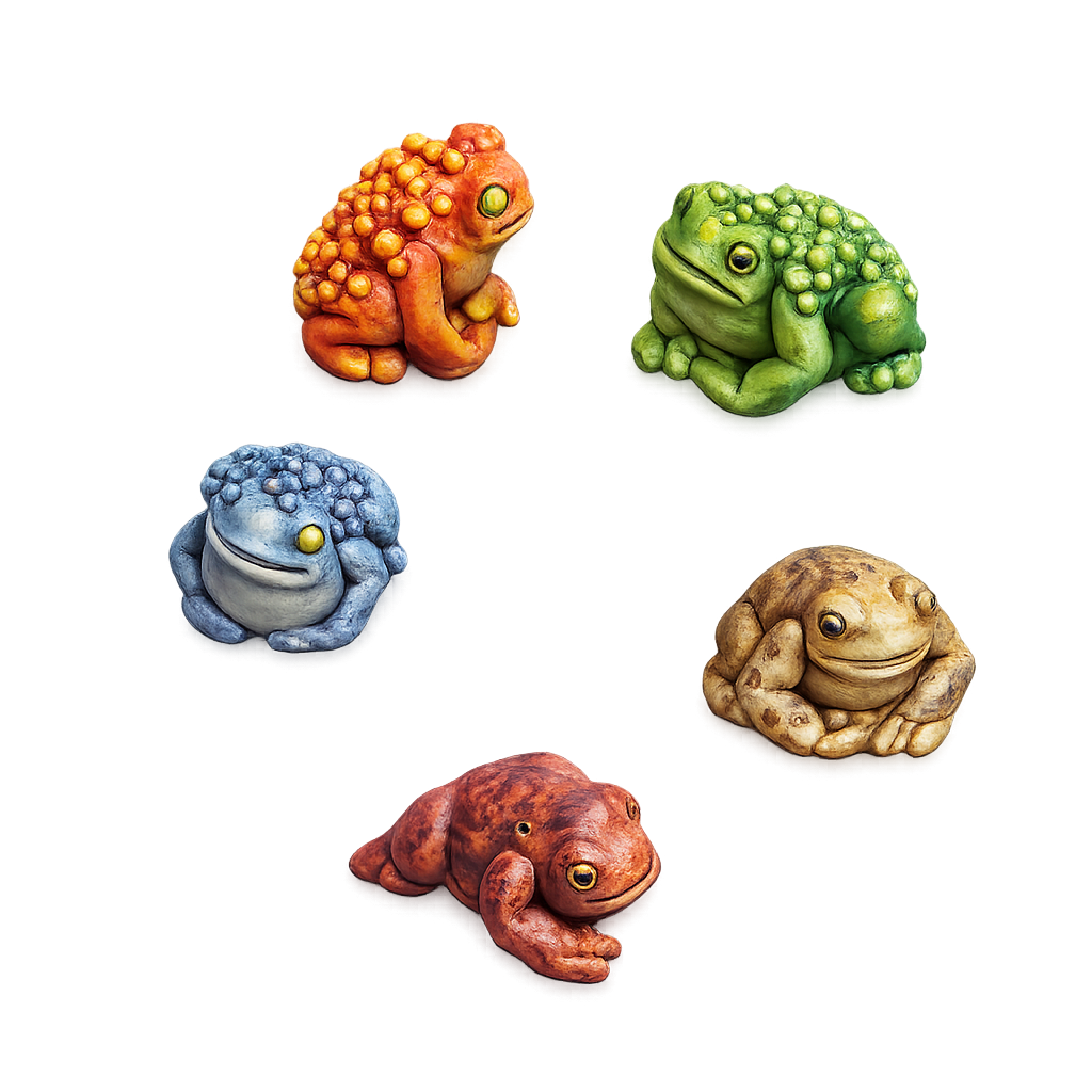 Painted Toads miniatures