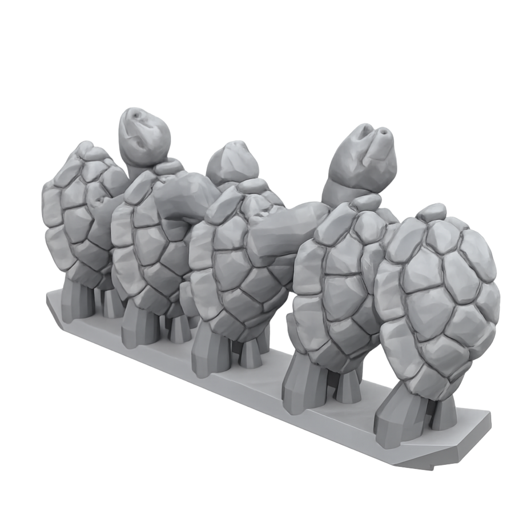 Tortoises 1 sprue side view